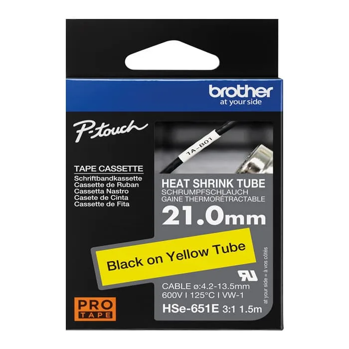  Brother P-Touch HSE-651E Etiket Şerit