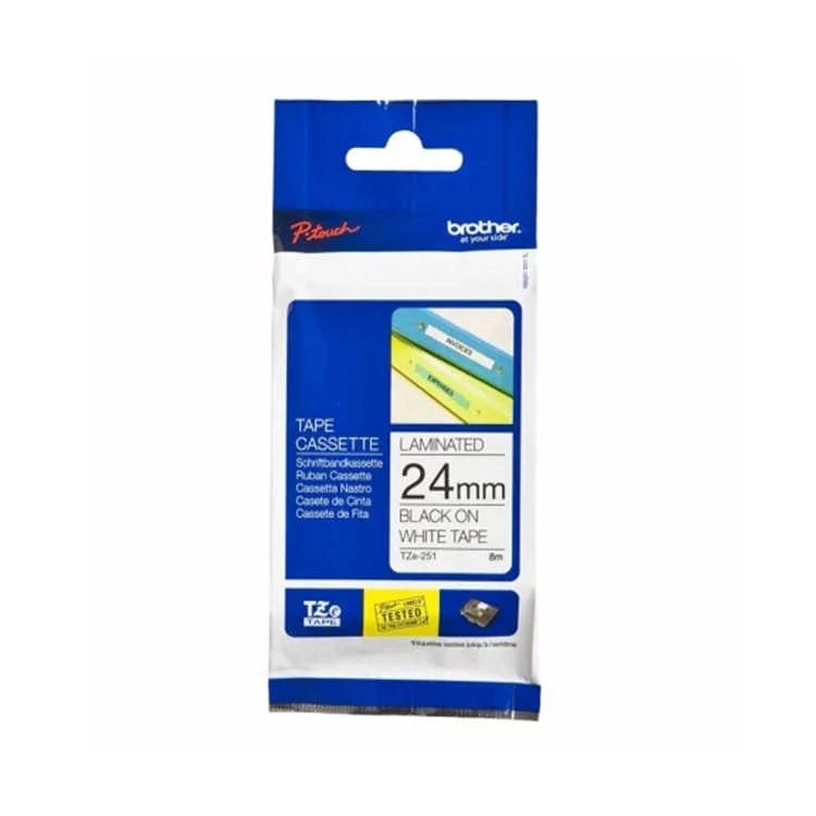 Brother P-Touch Tze-251 Tze-Tape Etiket Şerit