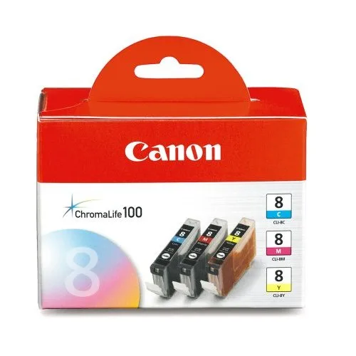Canon CLI-521CMY Mürekkep Kartuş Set 