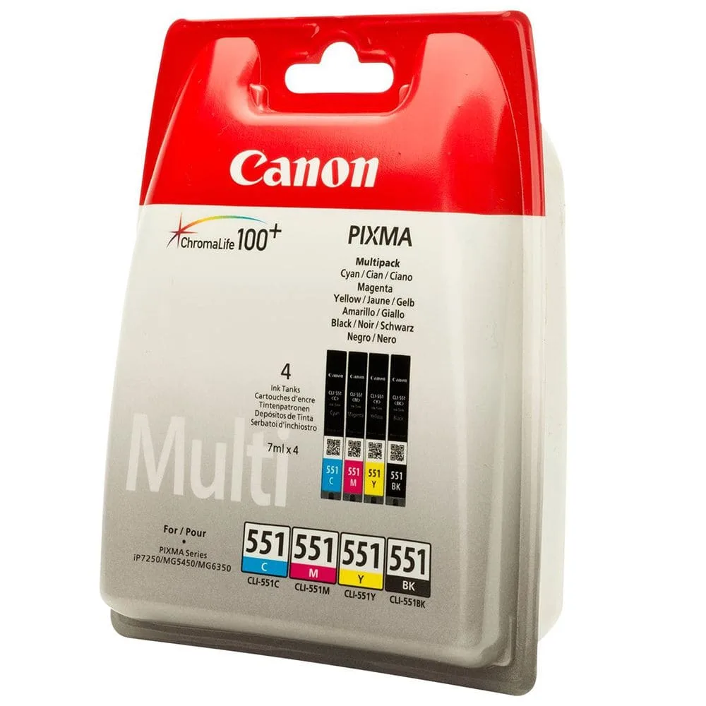 Canon CLI-551C/M/Y/BK Multipack Kartuş 6509B009