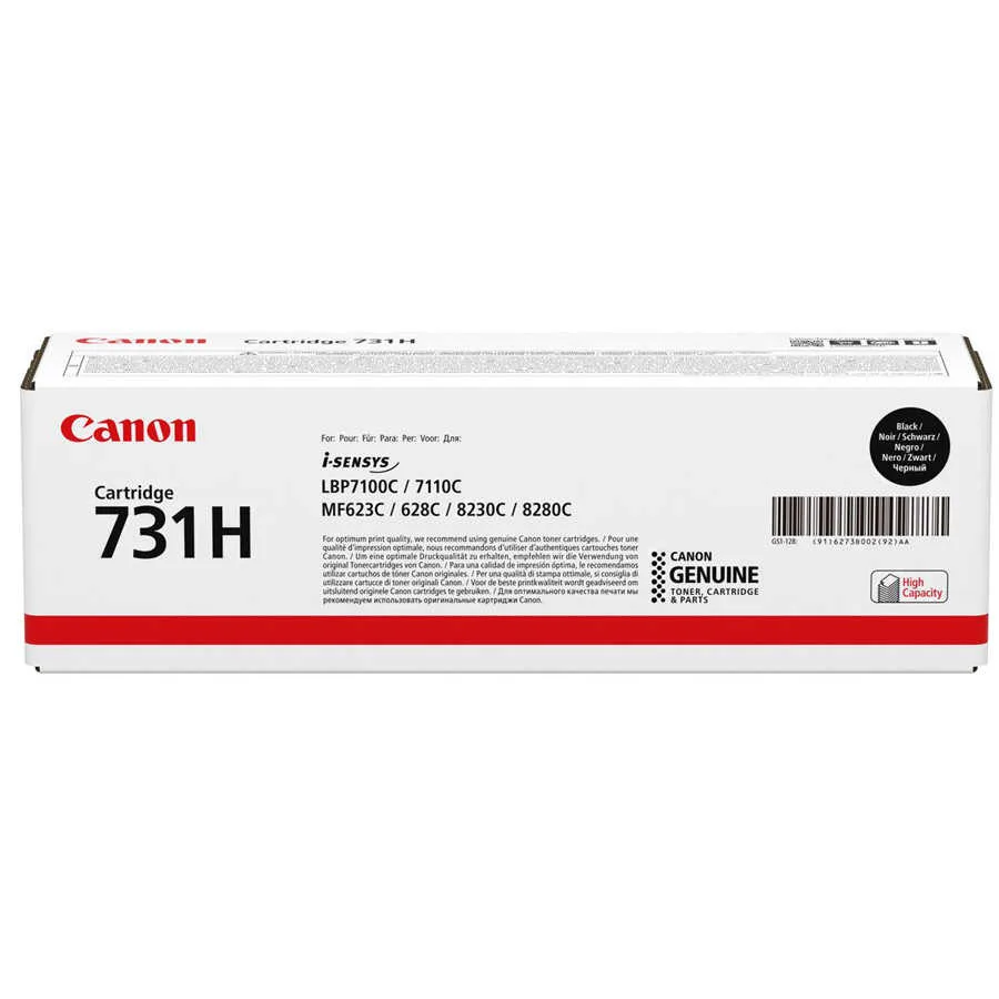 Canon CRG-731HBK Yüksek Kapasite Lazer Toner 6273B002