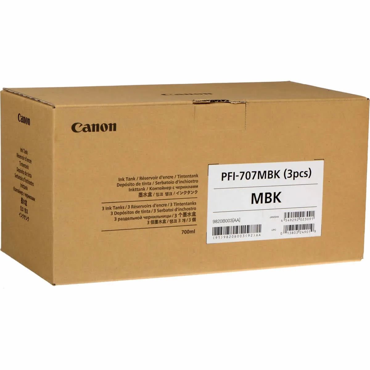Canon PFI-707MBK (3LÜ) Mat Siyah Kartuş