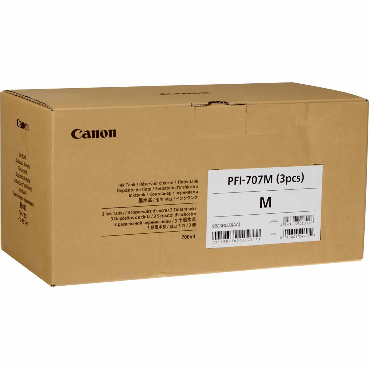Canon PFI-707Y (3LÜ) Sarı Kartuş